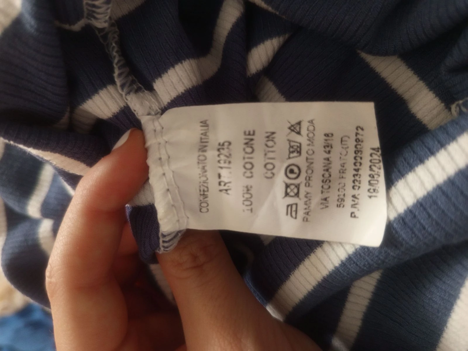 Vestido curto listras – photo 4